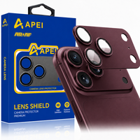 Protection d'objectif d'appareil photo pour iPhone 17 Pro 18 Pro Max, cadre métallique, dureté 9H, grade AAA, anti-explosion, anti-rayures, protection intégrale