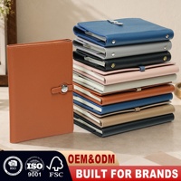 Cuaderno de Cuero, Bloc de Notas, Suministros de Oficina, OEM, ODM, Logotipo Personalizado al por Mayor, Agenda Semanal sin Fecha de Tapa Dura para Negocios