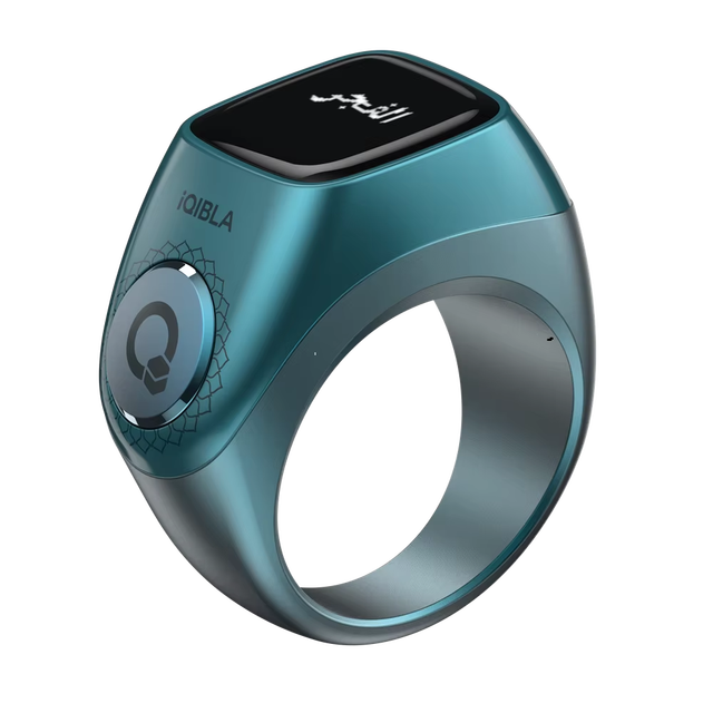 Iqibla Smart Tasbih Zikr Ring Muslim Prayer Pray 5 Time Hot Sale F04 Smart Electronic Zikr Ring With Languages