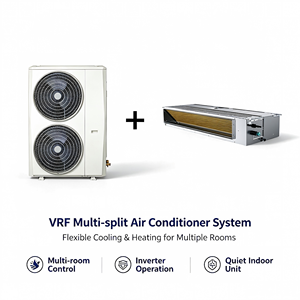 ชุดเครื่องปรับอากาศแบบ VRF มัลติโซน พร้อมรีโมทคอนโทรล ประหยัดพลังงาน ระบบไหลเวียนสารทำความเย็นแบบแปรผัน ชุดภายนอกแบบฝังฝ้าเพดาน - Product Image 1