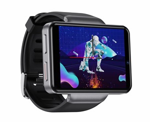 Drioshipping 2024 Montre connectée DM101 à double caméra, batterie 2080 mAh, écran rectangulaire, Android 4G, montre connectée - Product Image 1