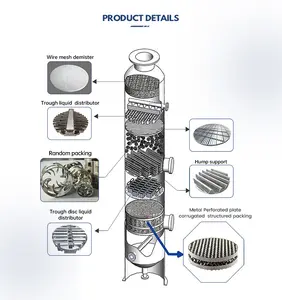 Plastic Intalox Saddle And 316L Stainless Steel Column Pack Plastic Metal Random Packing For Sale