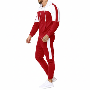 Último estilo transpirable logotipo personalizado chándales para hombres mejor calidad colección de invierno Casual Jogging conjunto de dos piezas chándales - Product Image 1