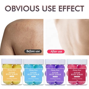 Vente en gros Soins <span class=keywords><strong>de</strong></span> la <span class=keywords><strong>peau</strong></span> bio SPA Exfoliant Hydratant Gommage au sucre Marque privée Gommage corporel aux bonbons - Product Image 5