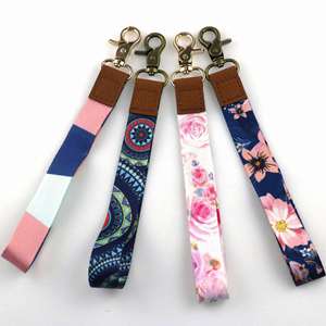 Bulk Wrist <b>Lanyard</b> Customized <b>Polyester</b> Keys Keychain Anime Logo Print <b>Lanyard</b> Wrist Strap - Product Image 4