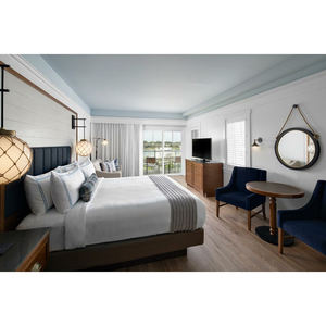 تصنيع المعدات الأصلية مخصص نمط الحياة المعاصرة أثاث الفندق دائم الميلامين 3 نجوم تصميم الشقق والفنادق المواد الخشبية - Product Image 3