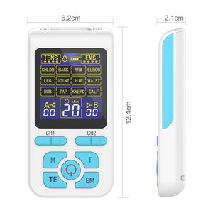 2024 produk laris, peralatan terapi fisik alat pijat elektrik stimulator otot EMS <span class=keywords><strong>Tens</strong></span> Unit fisioterapi digital - Product Image 2