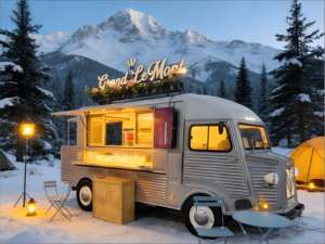 Chariot alimentaire commercial certifié NSF avec évier et égouttoir en acier inoxydable sans soudure, équipement électrique homologué UL <span class=keywords><strong>pour</strong></span> la conformité aux codes sanitaires - Product Image 1