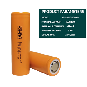 แบตเตอรี่ลิเธียมไอออนทรงกระบอก Victpower 21700 เกรด A ความจุ 4000mAh 3.7V ชาร์จได้ สำหรับอุปกรณ์อิเล็กทรอนิกส์สำหรับผู้บริโภค - Product Image 4