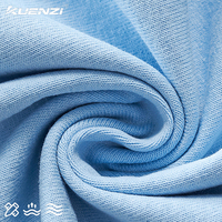 T-shirt à manches courtes Kuenzi 270GSM en coton lourd 100% anti-boulochage avec couleurs contrastées, style Unisply pour femmes