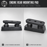 Support de montage arrière pour moteur Sinotruk HOWO Tonly TL875H TL885, référence 1001033000133, pièces détachées automobiles en gros, Chine