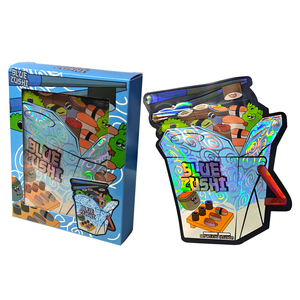 Tùy Chỉnh 3.5G Cấp Thực Phẩm Ziplock Giấy Bao <span class=keywords><strong>B</strong></span>ì Mùi <span class=keywords><strong>B</strong></span>ằng Chứng Không Thường Xuyên Hình Chết Cắt Hộp Cho Ăn Được Kẹo Và Thuốc Lá Mylar Túi - Product Image 3