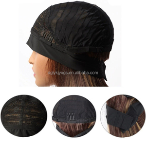 Perruque Bandeau <span class=keywords><strong>Cheveux</strong></span> Glacés de 26 Pouces, Fibre Synthétique Résistante à la Chaleur, Sans Colle, Ondulée Corporelle Longue et Bouclée, Noire et Brune, pour Femmes - Product Image 4