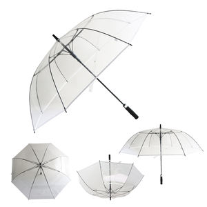 Parapluie de golf surdimensionné à ouverture automatique, design transparent coupe-vent, protection UV, parapluie soleil et pluie pour usage extérieur, grand modèle - Product Image 2
