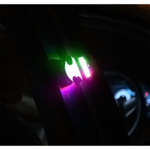 Lumière d'ouverture <span class=keywords><strong>de</strong></span> porte <span class=keywords><strong>de</strong></span> voiture Signal <span class=keywords><strong>de</strong></span> sécurité à LED 3D Bat Auto <span class=keywords><strong>Logo</strong></span> Car Motorcycle Car Decor Accessories - Product Image 2