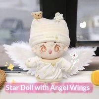 En stock, ailes d'ange en plumes de poulet pour poupées animales de compagnie, 10 cm/15 cm/20 cm, accessoires, vente directe d'usine