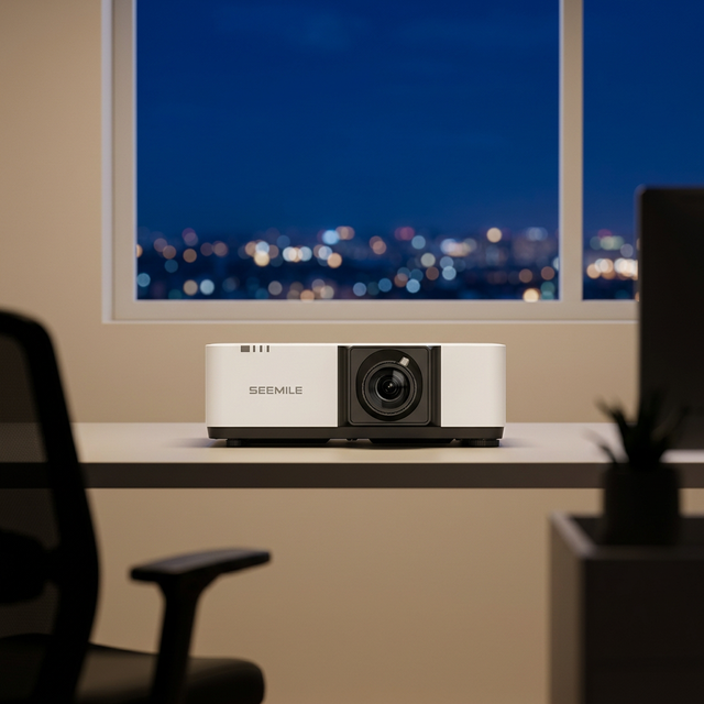 6500 Lumen 3LCD Laser Projector High Brightness for Commercial & Education Use