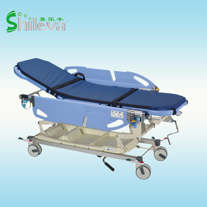 Lit de transport médical Shileva SLV-B4305, chariot patient réglable pour réanimation d'urgence et utilisation en gastroscopie - Product Image 1