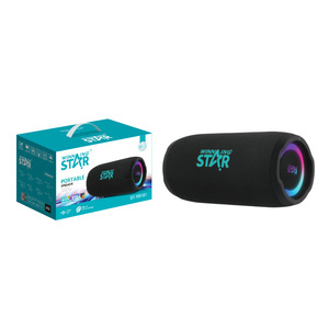 Winning <b>Star</b> Portable Speaker ST-Y9151 Black With Colorful <b>Led</b> <b>Light</b> Rechargeable Battery Outdoor Use - Product Image 1