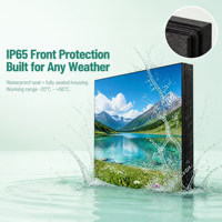 Módulo de Pantalla LED para Exteriores P2.5 P3 P4 P5, 320x160mm, IP65 Impermeable, 4200Hz, 4500-5000nits, Panel de Pantalla LED para Carteleras