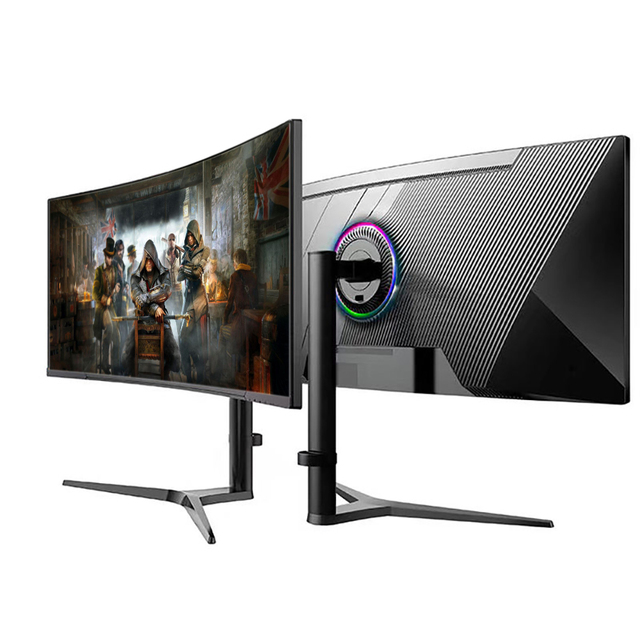 Gaming Monitor 4K 34-inch 165Hz Screen, Curved Computer Monitor, Display for Office Pcadjustable Height
