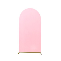 Housse d'arche de mariage rose pour support d'arche, idéale pour la décoration de mariages et d'anniversaires