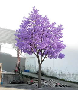 Árbol <span class=keywords><strong>Lila</strong></span> artificial personalizado de fábrica, árbol púrpura, decoración de hotel de boda, árbol de flores simulado - Product Image 3