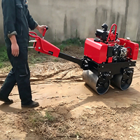 Compacteur vibrant à double tambour pour la compactation de l'asphalte des trottoirs et des allées