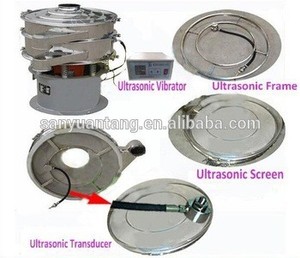 Rung quay rung màn hình sàng Shaker sifter bột mịn siêu âm <span class=keywords><strong>separator</strong></span> sàng máy - Product Image 3