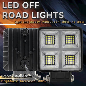 ไฟสปอร์ตไลท์ LED สำหรับรถออฟโรด 4x4 ขนาด 4 นิ้ว 60W 12V รุ่น Universal 80 SMD ความสว่าง 8000 ลูเมนส์ อุณหภูมิสี 6000K/3500K ขายส่ง - Product Image 4