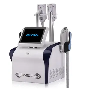 2 In 1 EMS vücut zayıflama 360 Cryolipolyse güzellik ekipmanları yağ zayıflama 360 güzellik makinesi Cryo Lipo Ems vücut zayıflama cihazı