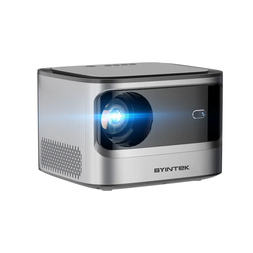 Byintek Mini Beamer Draagbare 4K Led Projector Beste 1080P Android 9 Ondersteuning Wifi Bt Met Autofocus Lens Voor Thuisgebruik