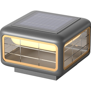 IP65 Étanche LED Jardin Colonne Lampe RVB Petite Pelouse Extérieure Applique Murale pour Villa Porte pour Système Solaire <span class=keywords><strong>Pier</strong></span> et Porte - Product Image 5