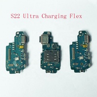 Piezas de reparación de teléfonos móviles para Samsung S23 Ultra cargador de puerto USB cable flexible