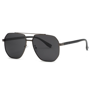 Lunettes de soleil carrées SPOEN, monture en métal, polarisées UV400, protection solaire rétro pour hommes, adultes - Product Image 5