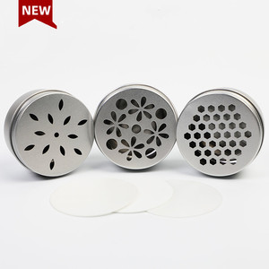 80ml dişli yuvarlak metal alüminyum delik hava spreyi küçük tutucu ile olabilir oturma odası yatak odası aromaterapi kavanoz - Product Image 3