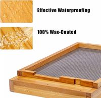 Ruche galvanisée 10 cadres en pin de Nouvelle-Zélande Multi-sweet avec tiroir jaune, équipement d'apiculture, 4 kg, garantie 1 an