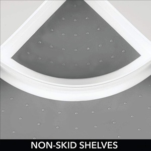 Кухонное бытовое многофункциональное трехслойное пластиковое стеллаж для хранения приправы нескользящий Веерообразный угловой контейнер для еды - Product Image 3