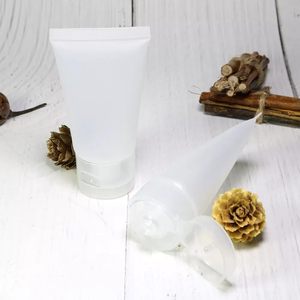 3G 5ml 10ml 15ml 20ml 30ml 40ml 50ml 60ml 80ml 100ml 120ml 150ml 200ml บรรจุภัณฑ์เครื่องสำอางโลชั่นเปล่าครีมสีขาวหลอดบีบ - Product Image 2