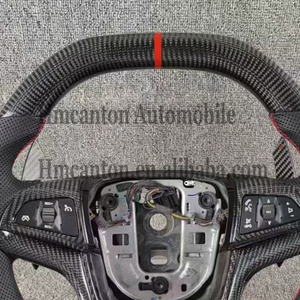 Venta Directa de Fábrica, Volante de Cuero Perforado con Fibra de Carbono para Automóvil - Product Image 2