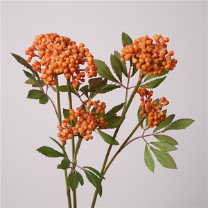 Ramos de Flores Artificiales al por Mayor, Bayas, Flores y Hojas, Ramas, Flores Colgantes, Arreglos Florales para Bodas - Product Image 6
