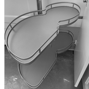 Accesorios para armarios de <span class=keywords><strong>cocina</strong></span> TKK, cesta de esquina ciega, almacenamiento de armario antideslizante, <span class=keywords><strong>bandejas</strong></span> oscilantes de esquina mágicas <span class=keywords><strong>extraíbles</strong></span> - Product Image 6