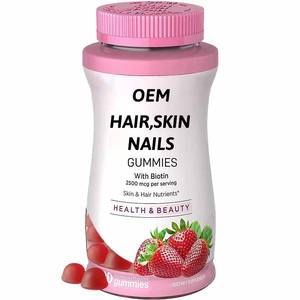 Gomitas de Biotina y Colágeno para el Cabello OEM |   Queratina y Ácido Hialurónico |   Vitaminas para Cabello, Piel y Uñas para Adolescentes, Adultos y Hombres/Mujeres - Product Image 3