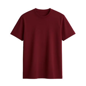 T-shirt décontracté pour homme en maille, grande taille, coupe généreuse, extensible, col rond, respirant, écologique, à manches courtes - Product Image 1