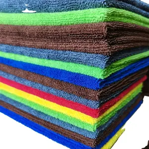 Khăn Sợi Nhỏ 300gsm 40*40Cm Vải Làm Sạch 80% Polyester 20% Polyamide Vải Đánh Bóng Xe Hơi Sợi Nhỏ Khăn Nhà Bếp Xe Hơi