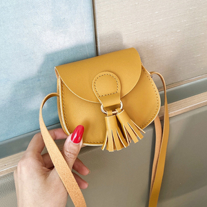 Wholesale Tassel Decorative Small Handbag Adult Ladies Mini Crossbody Shoulder Bag Coin <b>Purse</b> Daily Storage Bag - Product Image 1