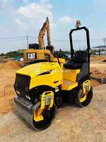 Mini Compacteur Routier 1 Tonne 2 Tonnes 3 Tonnes, Rouleau Compresseur à Moteur Diesel ou Essence 13HP pour Asphalt