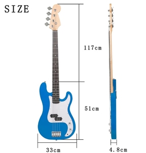 Guitare Basse Électrique 4 Cordes de Haute Qualité Corps en Érable Sycomore Finition Mate Vente Chaude Marque OEM Professionnel Usine Vente en Gros Chine - Product Image 6