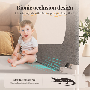 Box per Bambini Moderno Oxford con Recinzione di Sicurezza, Colore e Logo Personalizzabili, Lunghezza Regolabile (120-220cm) per Barriera Laterale del <span class=keywords><strong>Letto</strong></span> - Product Image 2