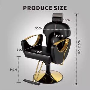 Luxurious Multifunctional Hairdressing Equipment Lifting Barber Shop <b>Chair</b> Metal Beauty Salon Hair Salon Dyeing Hair <b>Chair</b> - Product Image 6
